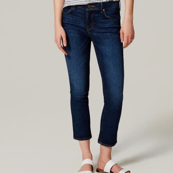 Ann Taylor LOFT Denim - Ann Taylor Loft Modern Kick Crop Size 4